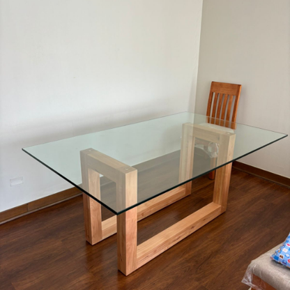 cubierta de vidrio 15mm, cristal para mesa de comedor, cubierta de cristal